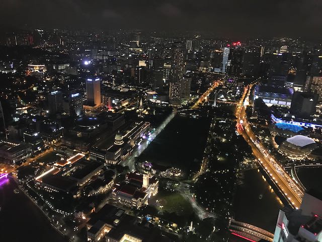 Singapore Night Sky